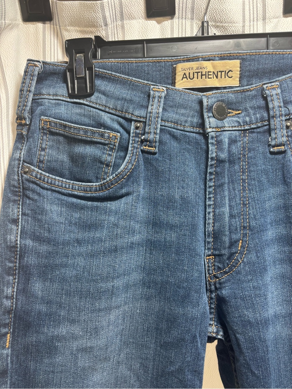 Silver Jeans Men's Medium Blue Straight Leg Denim